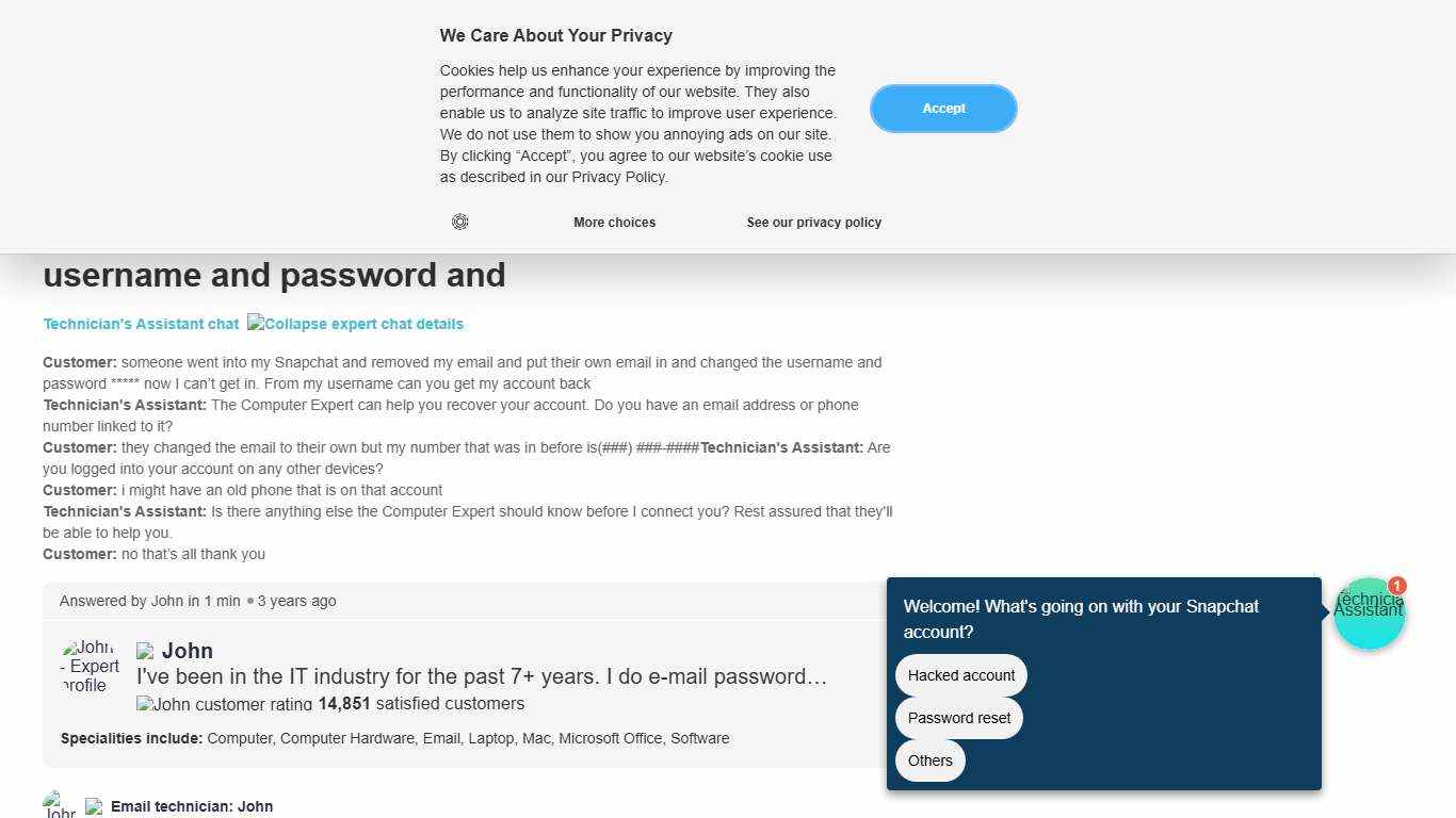 Snapchat Account Recovery: Expert Help for Login Issues